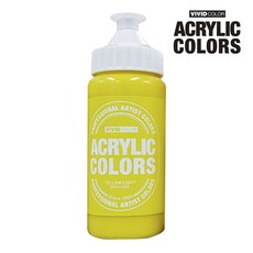(초특가 할인) 한정수량 3000개 종이나라 비비드 아크릴물감 220ml / 미술용품 전색상 옵션 착한가격, 002. 옐로우 라이트