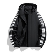 COSYEVNO 남자 봄가을 바람막이 후드 바람막이 자켓 캐주얼 코트 CXJo-05