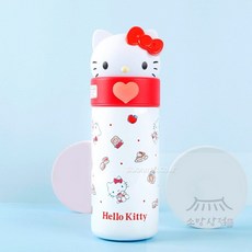 소망상회 산리오 헬로키티 3D 피규어 스텐 텀블러 350ml 특별한텀블러