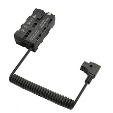 USB C가 장착된 배터리 어댑터 SIDE 케이블 NP TO TAP 전원 DUAL 더미, D-tap - 양면 NP-F 더미 배터리 전원 어댑터, 1개
