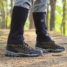 (국산) 사계절 발목토시 좌우세트-바지오염방지 등산스패츠 발토시 각반 숏스패츠 공사현장 농촌 작업용 미니스패츠 남여공용, 블랙