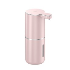 P11自動感應皂液器 USB充電 380ML大容量, 液體款粉色, 1個