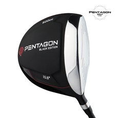야마모토 펜타곤 블랙 에디션 남성 드라이버 500cc, 10.5도 SR