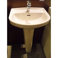 TOTO LW250CGU 壁掛式臉盆 - 高評價 價格保證 台灣東陶衛浴 (長腳/短腳 不含龍頭), 1個