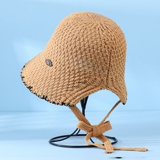 봄 여름 가을 여성 보넷 밀짚모자 성인모자 min챙배색보넷 여자 버킷햇 JUN팩토리, 카멜