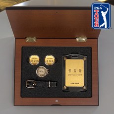 [PGA투어] 순금 99.9% 골프 골드 볼마커+네임택 세트 주문제작 커스텀 MGS-001, 골마라, free