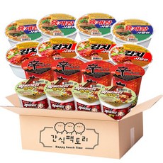 [小吃工廠] 4碗麵 + 4碗泡菜碗 + 4個薄餅餡 + 4小杯新拉麵共 16 件, 16口