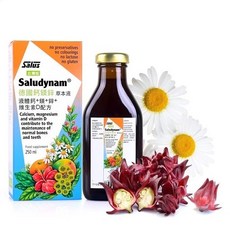 Salus 沙露斯 鈣鎂鋅草本液 250公克/罐 (液體鈣鎂鋅+維生素D、德國原裝進口), 1盒, 250ml