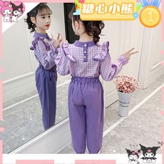 賣場新品女童套裝女童套裝女童套裝秋裝2025新款兒童洋氣小女孩兩件套韓版時髦網紅春秋裝潮