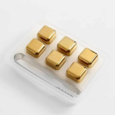 스텐큐브 아이스 큐브 아이스볼 안녹는얼음 6p세트(집게) 79000EA 1EA, 본상품