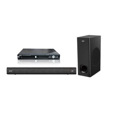 BOK 智慧影音組 家庭劇院組合, 黑色, 【DVR-320G硬盤式DVD錄放影機+SR Soundbar藍牙2.1聲道】 光纖HDMI智慧影院組 送!光纖線+ HDMI ARC線