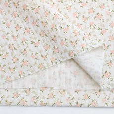 이중 더블 요루 거즈 가제 순면 사각 손수건 스카프빕 대형 42x42cm, 1개, 1개입, [요루] 바이오워싱 핑크