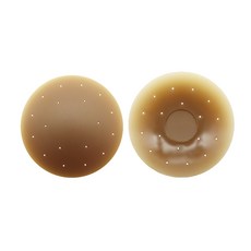 여성니플가리개 다크브라운 여름 저자극 임산부 가슴 패치, 3개