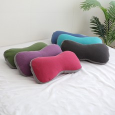 아르떼베딩 목이 편안한 베개 낮잠 거북목 땅콩 메밀 베게, 그린, 베개커버만(속지 메밀X)