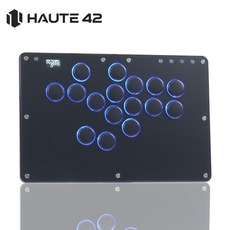 Haute42 아케이드 조이스틱 히트박스 레버리스 컨트롤러 PC/ PS4/PS5, 01 T16-V2 Black, 1개, T16 Pro V2 블랙