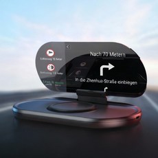 HUD 투시 내비게이션 차량용 무선 헤드업 디스플레이 내비게이션 안드 오토 연동, WS53 무선 충전 안함