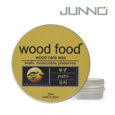 우드푸드 천연 밀납 왁스 30ml (유자) 원목케어, 1개