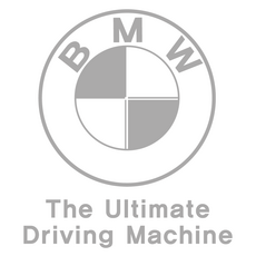 BMW 자동차 스티커 / 15.7 cm x 13.7 cm 차량용 레터링 차량 로고 전차종 반사시트 꾸미기 범퍼 란시아, 은색(실버), 1개, A_타입