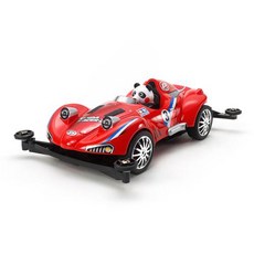 타미야 Mini 4WD Panda Racer2 Super2 미니카 18092, 혼합 색상, 1개