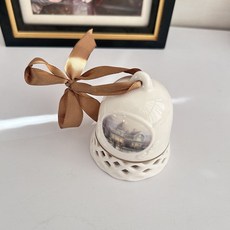 체리티 연말 연시 감성 세라믹 벨 레트로 노르딕 스타일, 크리스마스 세라믹 벨