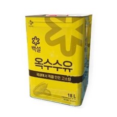 백설 옥수수유, 1개, 18L