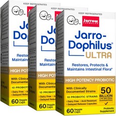 Jarrow FORMULAS 賈羅公式 500億益生菌素食膠囊, 60顆, 3罐