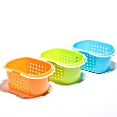 수납 정리 다용도 웨이브 항균 목욕바구니 색상랜덤ver6+9jnA, 본상품