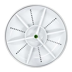 소형 충전식 식기세척기 휴대용 전기 청소 장치 ABS 텍스처, 초록의