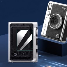 Fujifilm instax mini EVO 카메라 LCD 디스플레이 화면 보호 필름 액세서리 용 강화 유리 커버, 2 pcs glass, 01 2 pcs glass