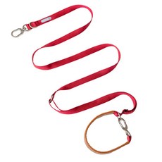 HiDREAM 寵生幾何 啵啵系列 多功能斜跨牽繩 寵物牽引繩, 荳蔻紅, 1個