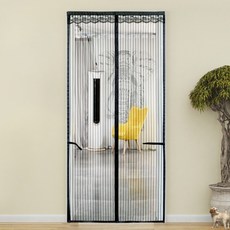 서락 문 모기장(90x200cm) (블랙) 자석모기장