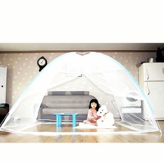 빅사이즈 원터치 모기장 1-2인용 120x200cm 대형 모기 방충 망 실 내용 침대 용, 본상품