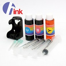 삼성 INK-M185 호환 SL-J1680 SL-J1780W 프린터 잉크, 칼라충전세트, 1개