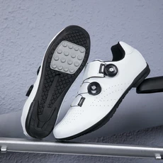 유니섹스 스피드 산악 자전거 신발 락 시스템 로드 자전거 사이클링 스포츠 아웃도어 트레일 라이딩 레이싱, 06 43, 05 White without lock