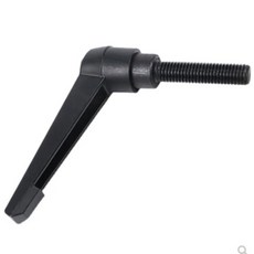 1PC M4 M5 M6 M8 M10 M12 클램핑 레버 기계 조정 가능한 핸들 외부 수나사 손잡이, M6x16mm, Sc w, 1개