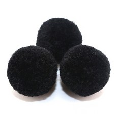 아트위브 핸드메이드 울 소재 폼폼이 40mm, 10개입, #06(블랙)