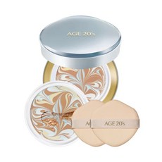 AGE 20's Signature Essence Cover Pact Master Velvet 粉撲 SPF50+ PA++++ 14 g, 銀盒遮瑕啞光款 21 (一殼兩芯), 1個
