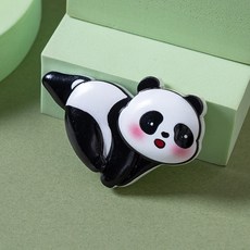 卡通熊貓冰箱貼創意恭喜發財立體麻將磁性貼品裝飾磁力貼陶瓷冰箱貼冰箱磁鐵可愛磁鐵吸鐵白板貼黑板貼居家裝飾, 瑜伽熊貓2