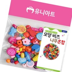 돈스텔 비즈구슬 모양비즈 나무혼합