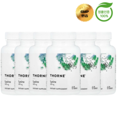 3+3 쏜리서치 라이신 면역력 보충제 500mg 60캡슐, 60정, 6개