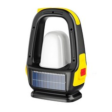 MVIOCS Solar Camping Lantern Portable Waterproof Solar Rechargeable LED Flashlight 3 Light Modes, Yellow