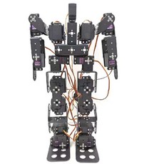 두발 보행 로봇 휴머노이드 코딩 교육 DIY 프로그래밍 키트, 브래킷 전체 세트, 은백색