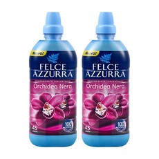 펠체아주라 이탈리아 150년 향좋은 초고농축 섬유유연제 블랙오키드, 900ml, 2개