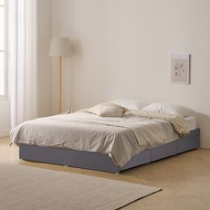 파로마 이즈 카이 수납침대 A형 침대프레임 SS, 연그레이