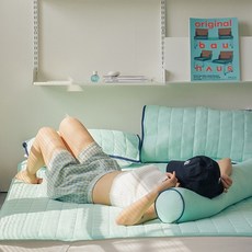 寢谷家居 nubizio spacooling 涼感保潔墊, 涼感床墊 薄荷色, 透氣網眼