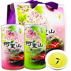 【龍源茶品】阿里山輕焙火無毒烏龍茶2罐組(150g/罐)-共300g/附提袋-高山茶葉-生青茶-輕焙火-無發酵 阿里山茶, 1個, 150g, 2個裝