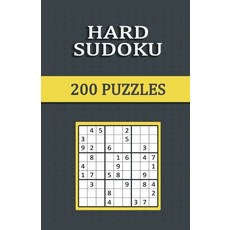 (영문도서)Hard Sudoku 200 Puzzles: Hard Sudoku one puzzle per page Paperback, Notion Press, English, 9798885696869