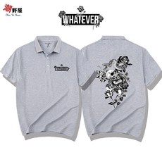 潮野屋 骷髏與玫瑰 POLO衫 短T 歐美潮流 WPD-354