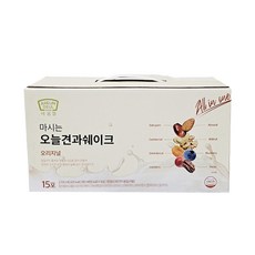 마시는 오늘 견과 쉐이크 아름뜰, 180ml, 15개