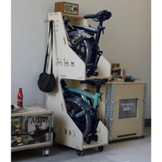 brompton折疊車雙層收納架，擴展儲物空間，輕巧耐用，提升騎行便利性, 1個